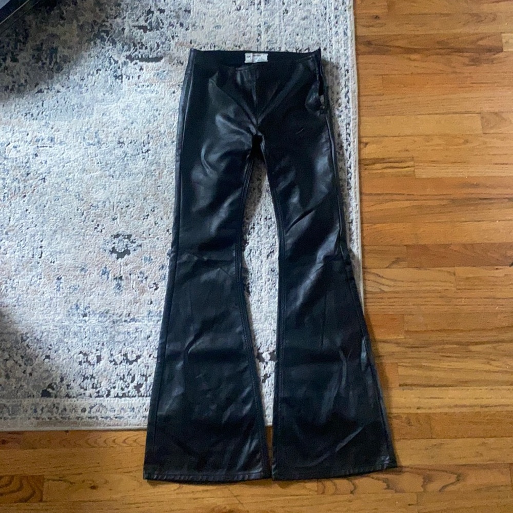 Free People Leather Pants